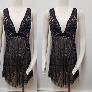 Free People Intimately Arya Embellished Slip Mini